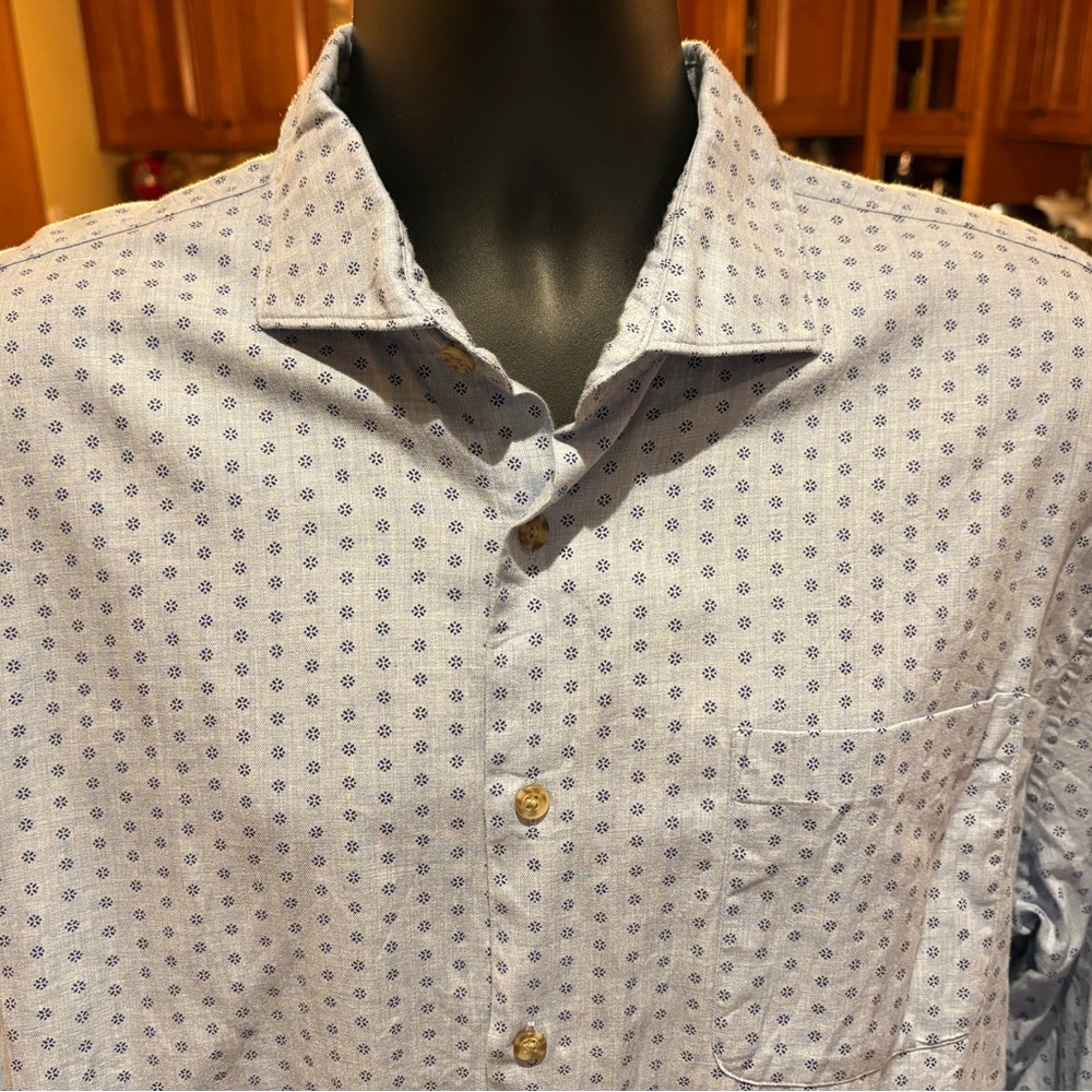 johnnie-O Blue‎ Lightweight Casual Shirt